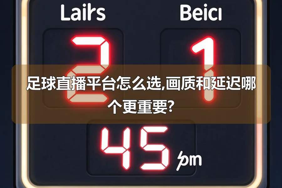 足球直播平台怎么选,画质和延迟哪个更重要?
